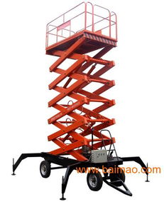 剪叉移动升降平台 室内外装潢的高效液压升降设备